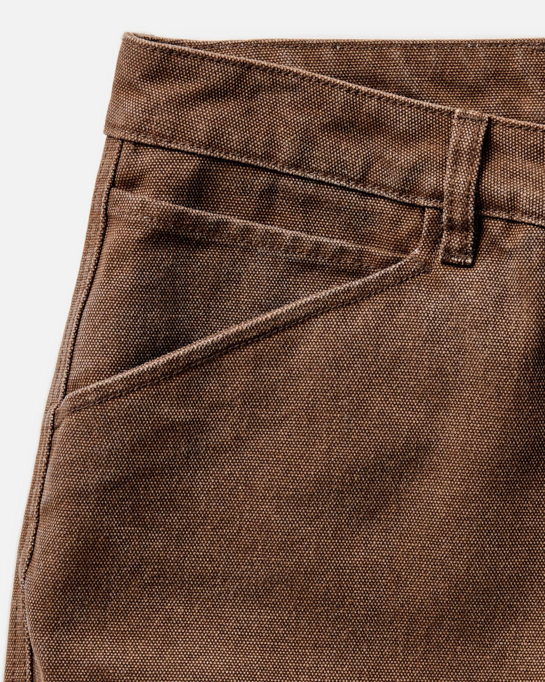 The Camp Pant in Aged Penny Chipped Canvas