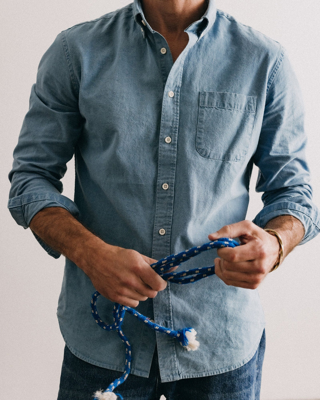 The Jack in Washed Indigo Oxford