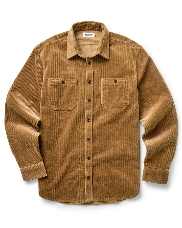 The Utility Shirt in Bourbon Corduroy