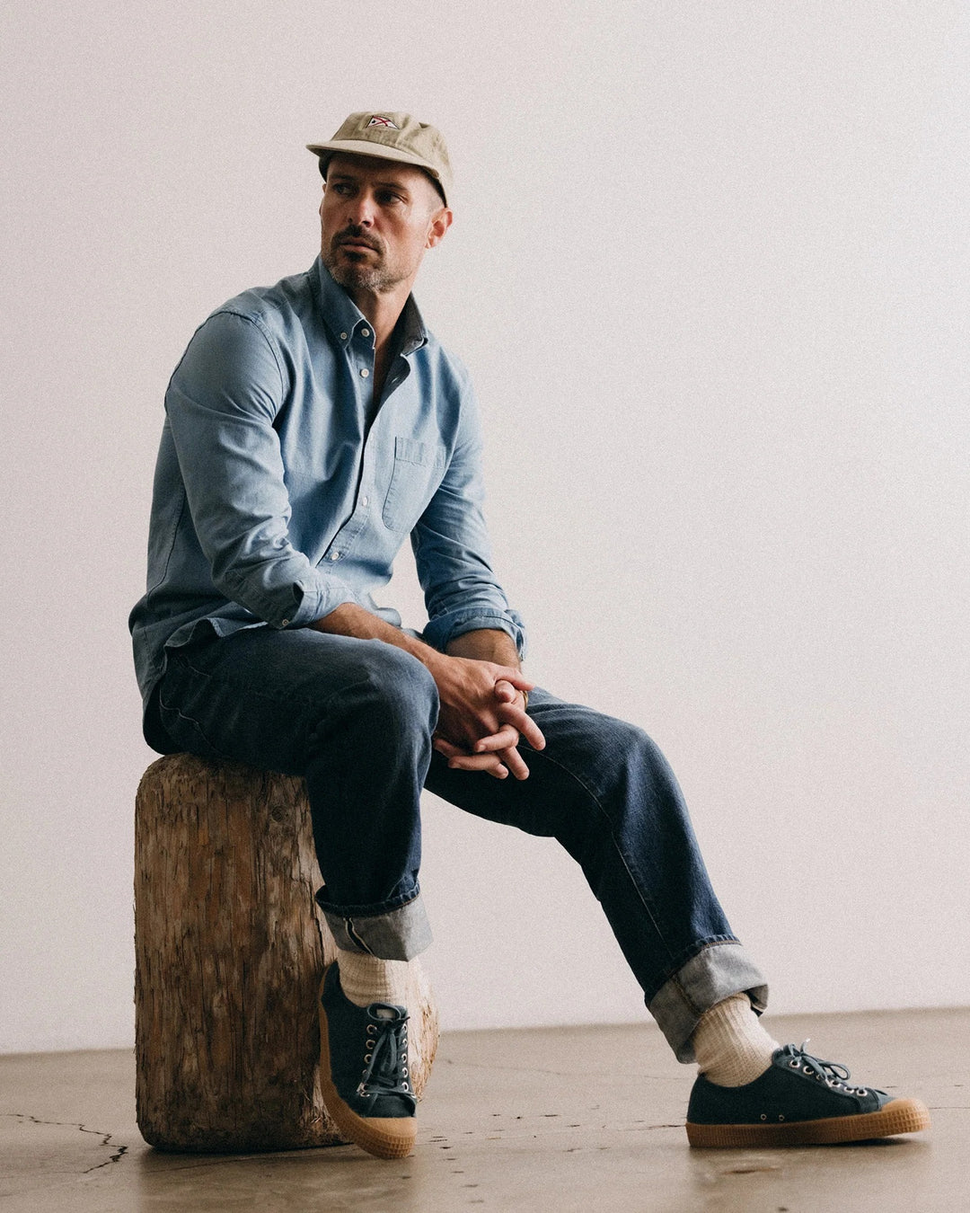 The Jack in Washed Indigo Oxford