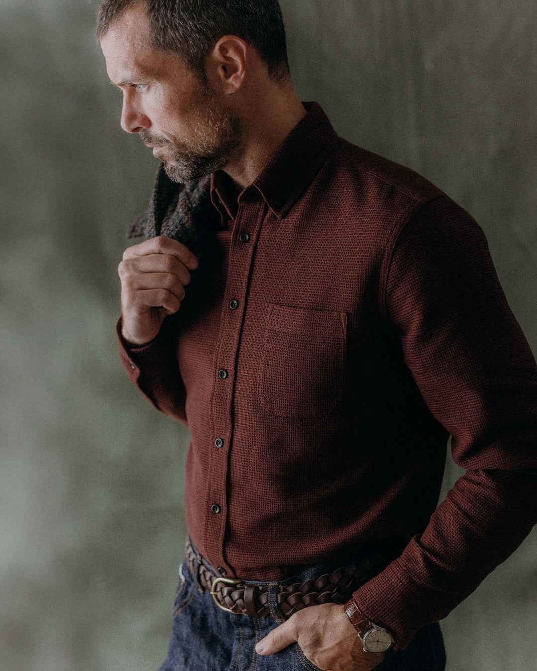 The Jack in Burgundy Waffle