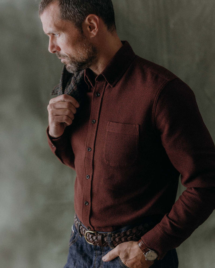 The Jack in Burgundy Waffle