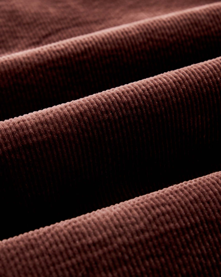 The Utility Shirt in  Burgundy Corduroy