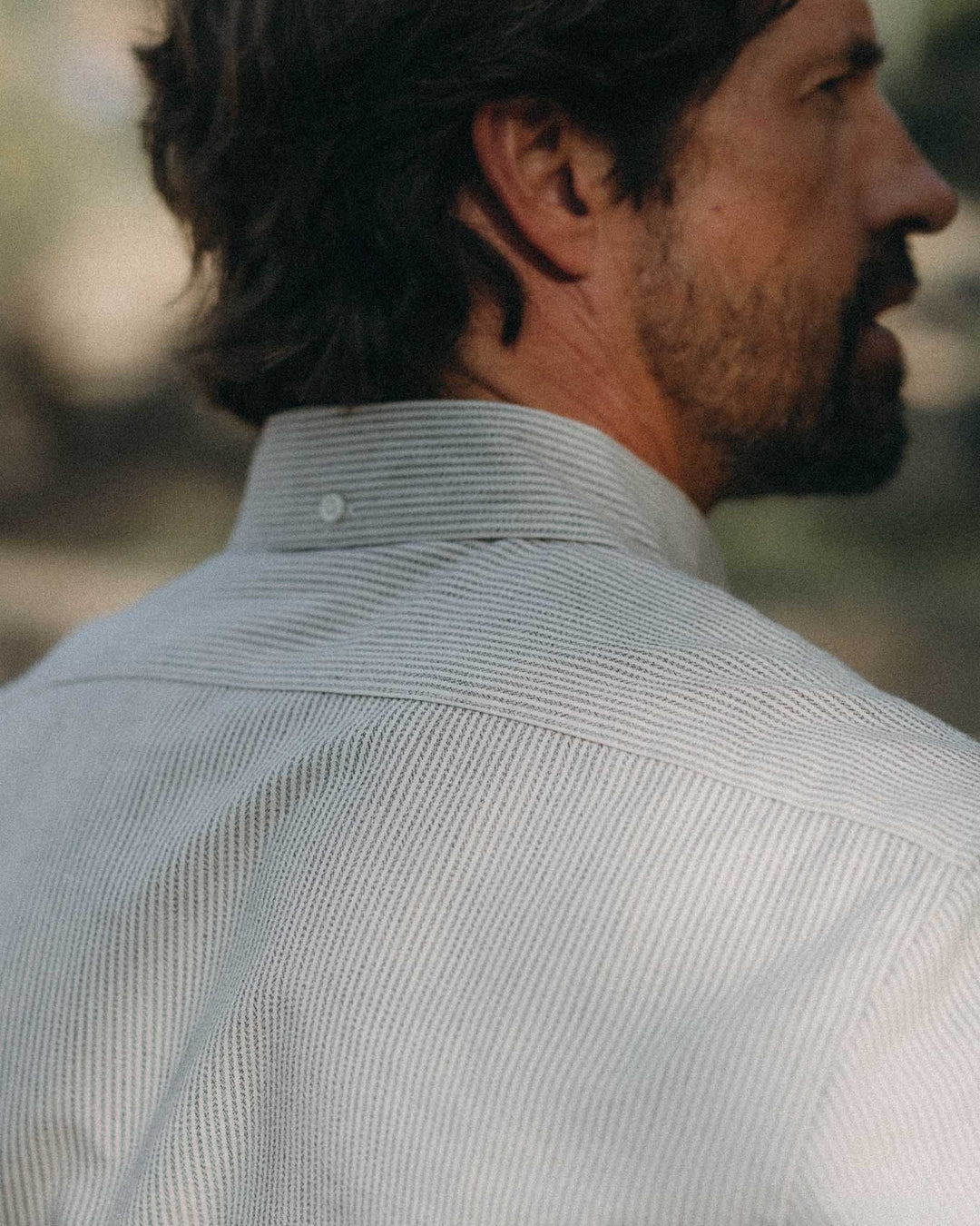 The Jack in Coal Jaspe University Stripe Oxford