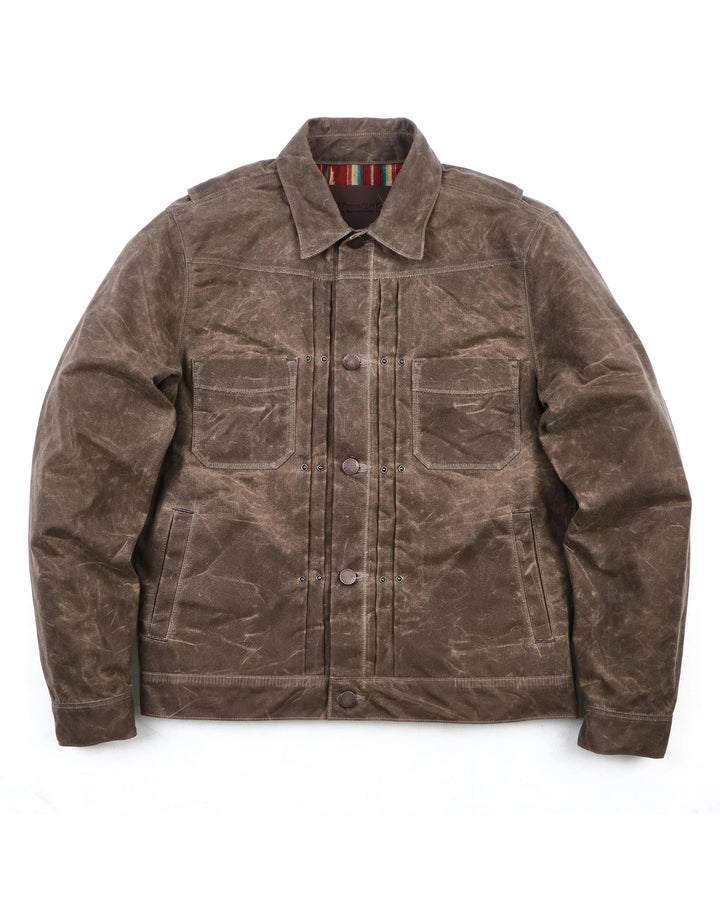 Waxed Riders Jacket in Oak