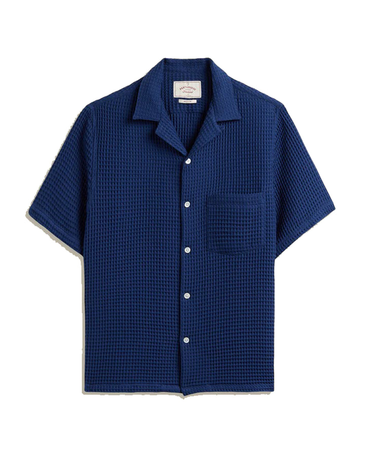 The Honeycomb Shirt in Blue