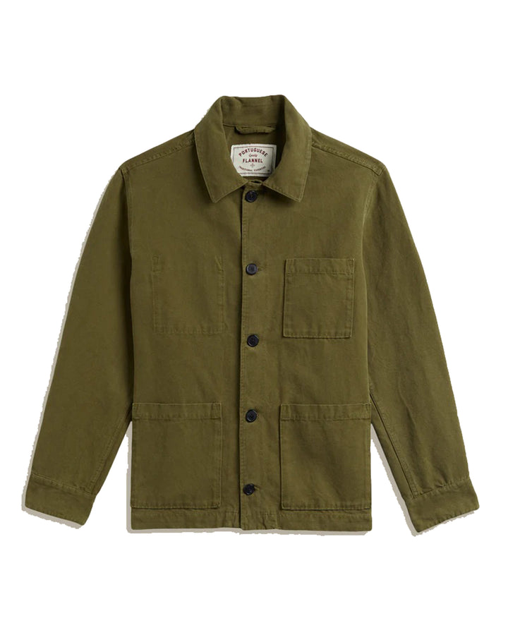 The Legacy Jacket in Military Green Canvas