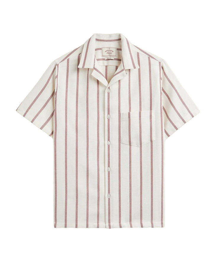 Piquet Stripe in Bordeaux