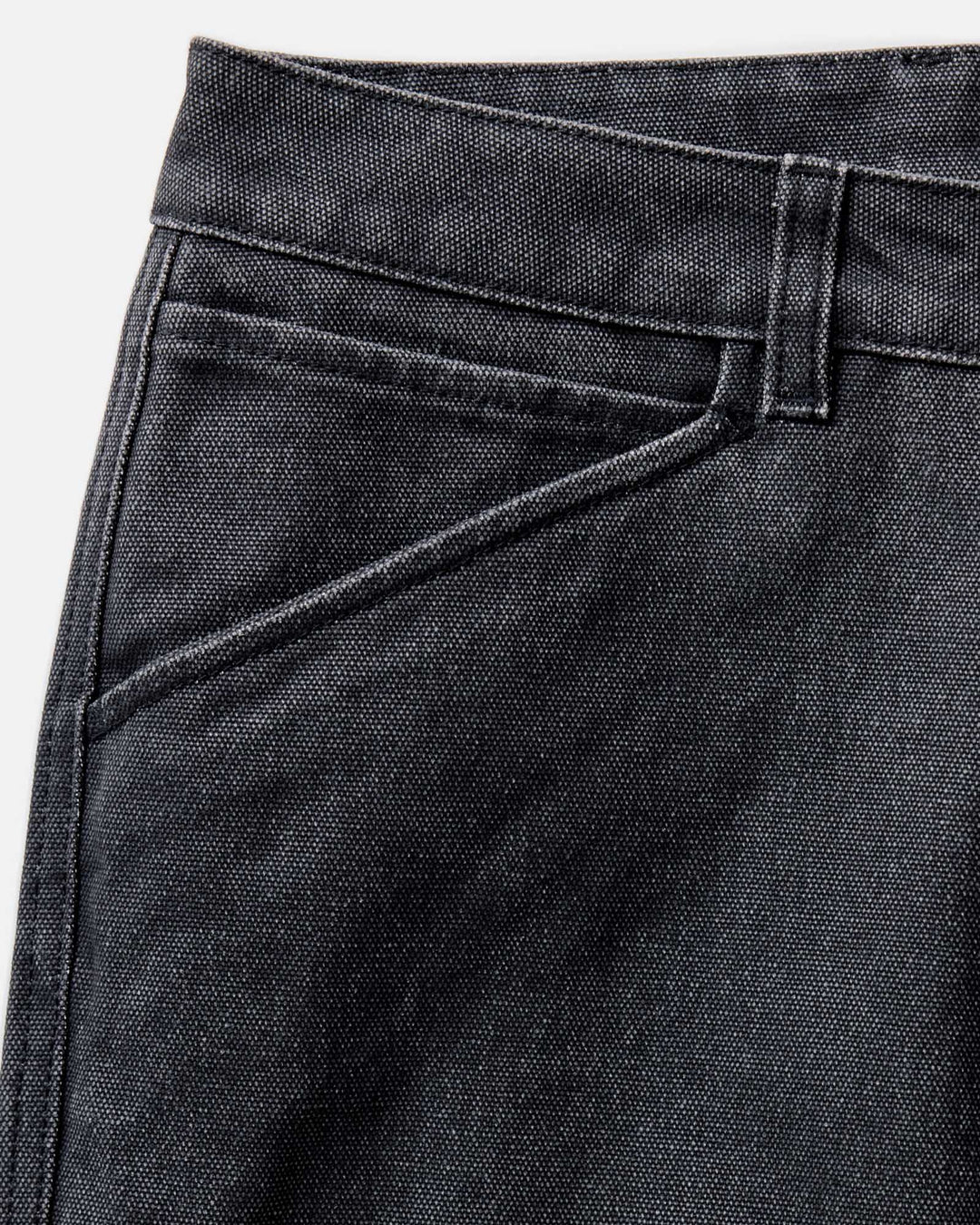 The Camp Pant in Coal Chipped Canvas