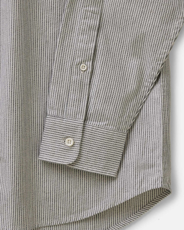 The Jack in Coal Jaspe University Stripe Oxford