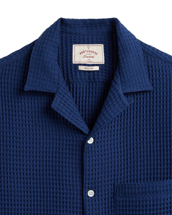 The Honeycomb Shirt in Blue