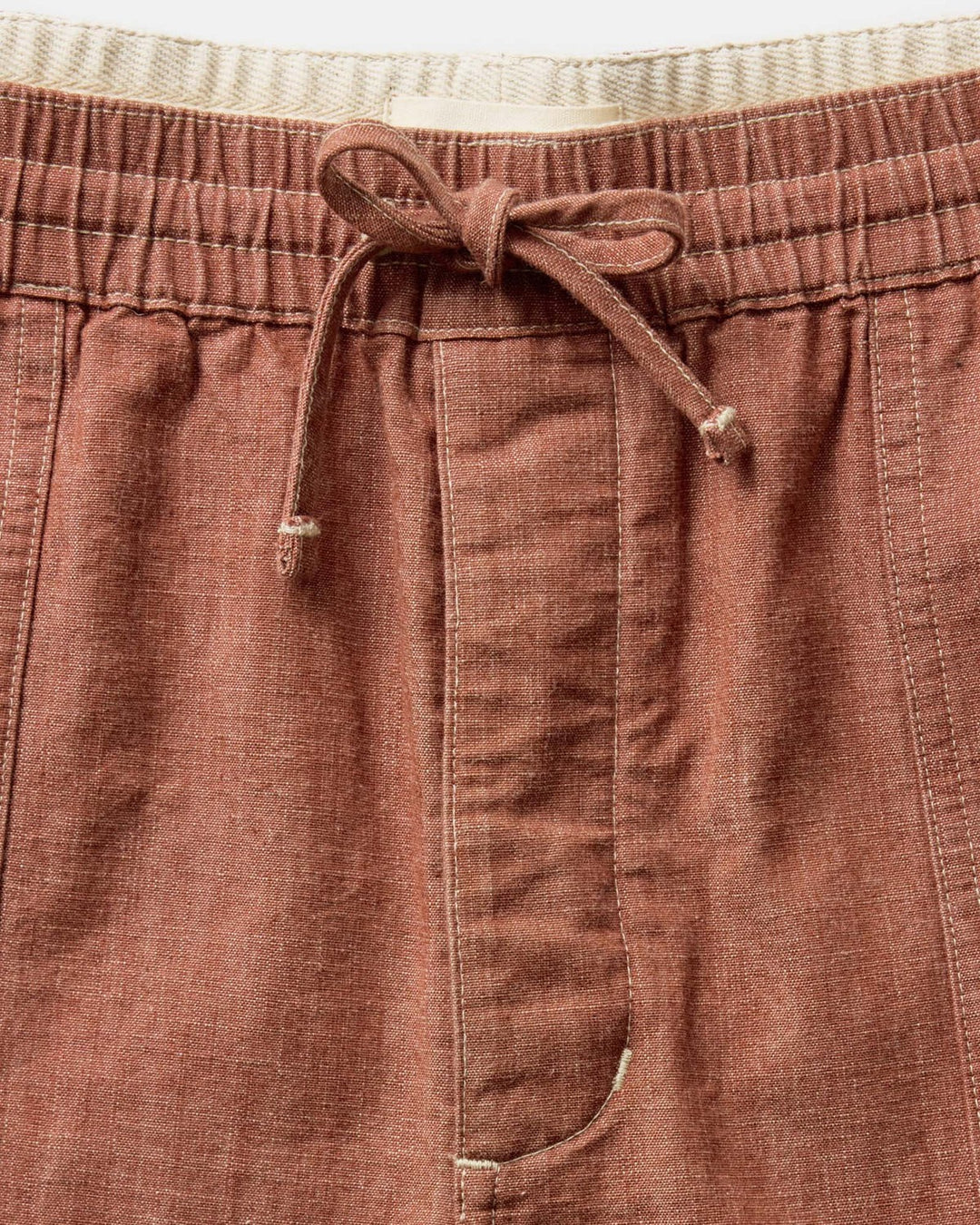 The Breakwater Short in Brick Chambray