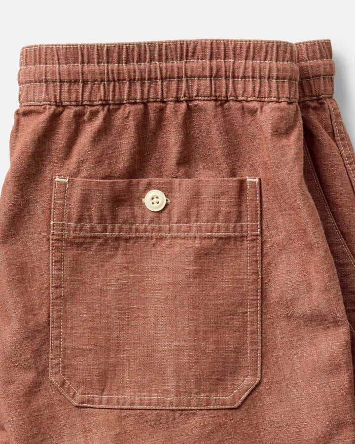 The Breakwater Short in Brick Chambray