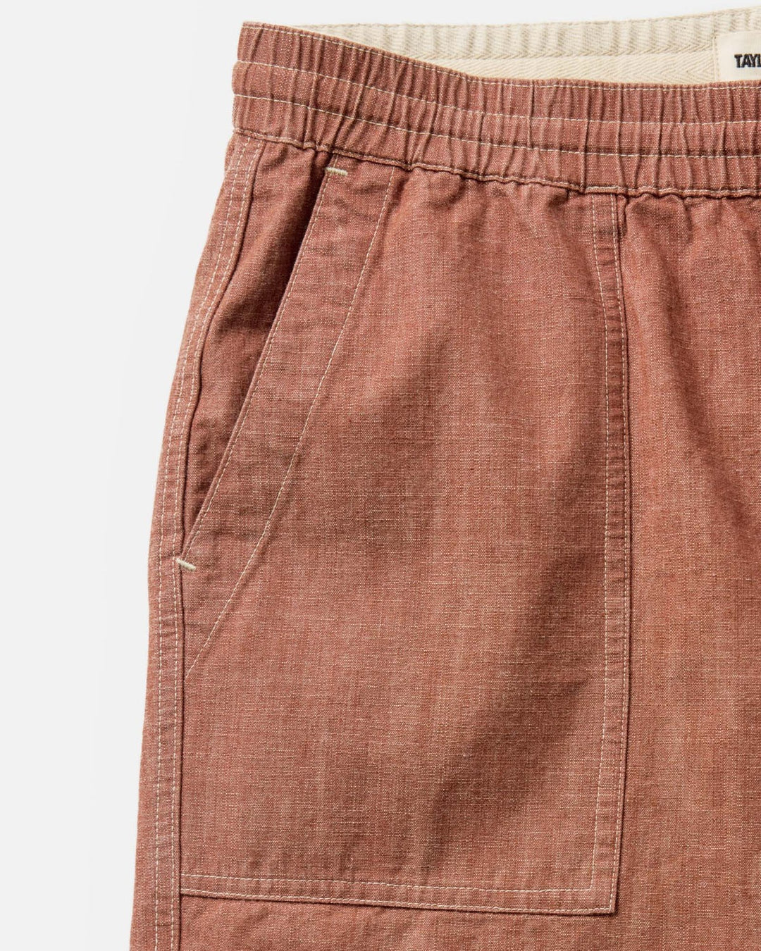 The Breakwater Short in Brick Chambray