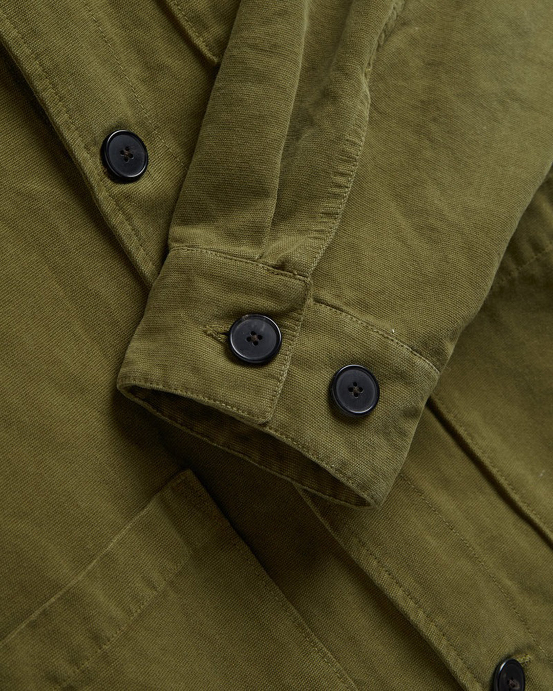 The Legacy Jacket in Military Green Canvas