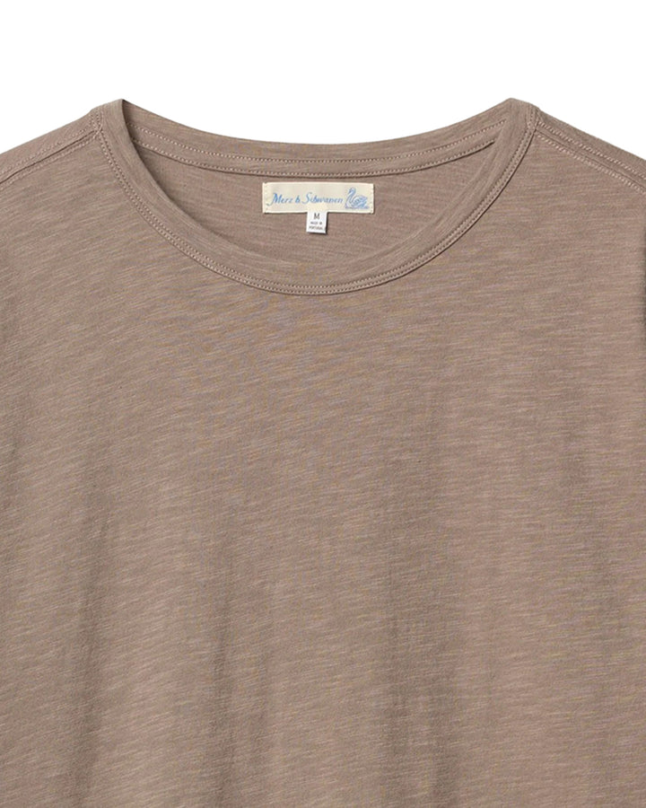 SCT04 Pima Slub Cotton Tee in Faded Grain