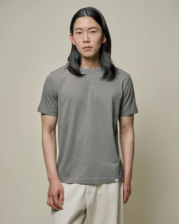 SCT04 Pima Slub Cotton Tee in Vintage Army
