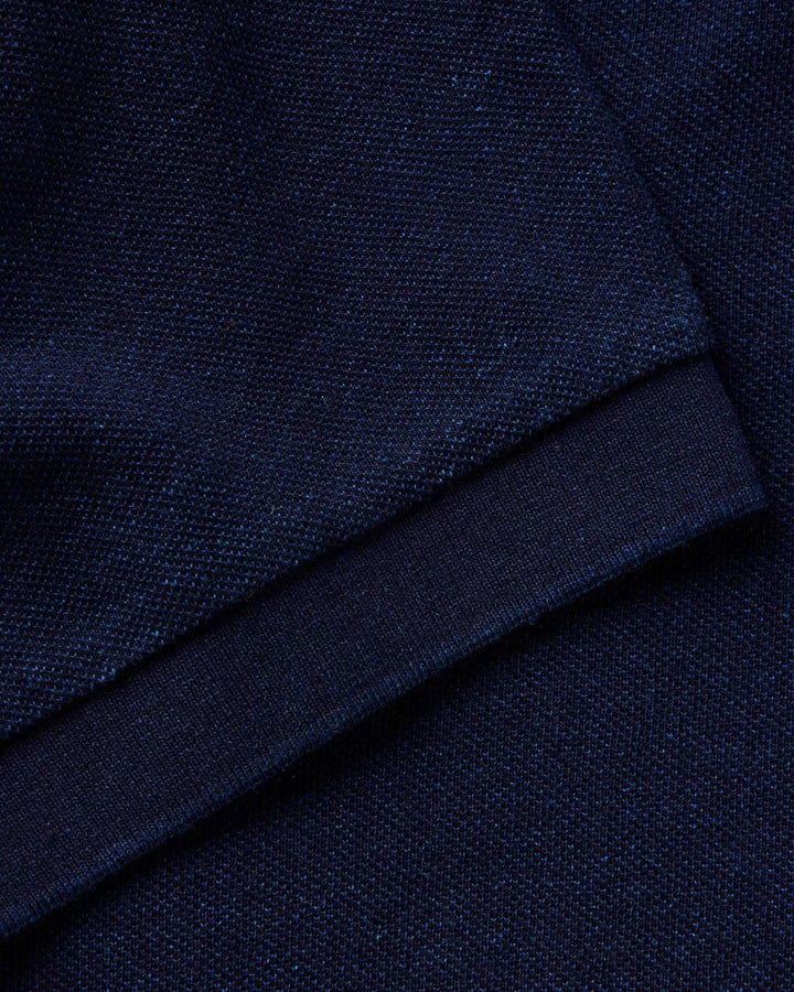 The Pacific Polo in Rinsed Indigo Pique