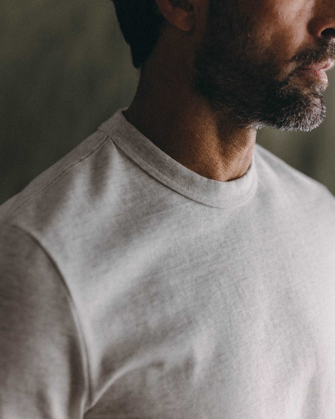 The Organic Cotton Shop Tee in Oat Twist