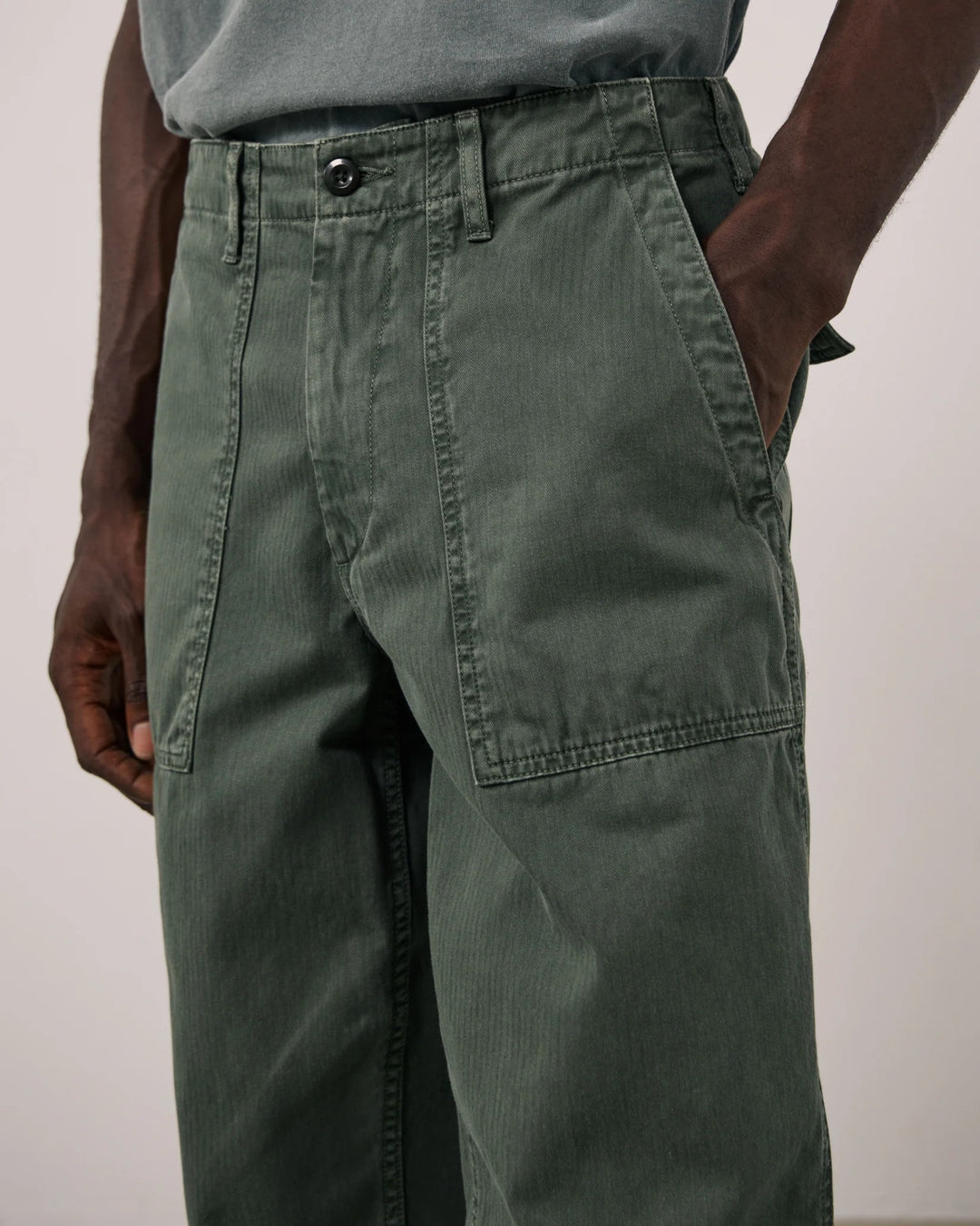 Fatigues in Military Herringbone