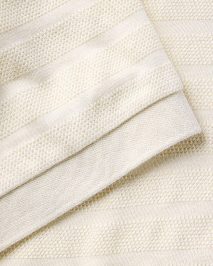 The Bywater Polo in Natural Knit Stripe