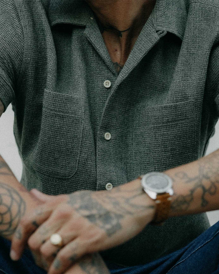 The Conrad Shirt in Deep Sea Twist