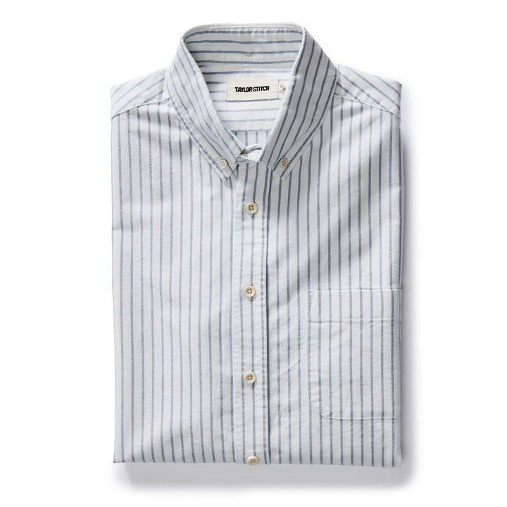 The Jack in White Stripe Oxford