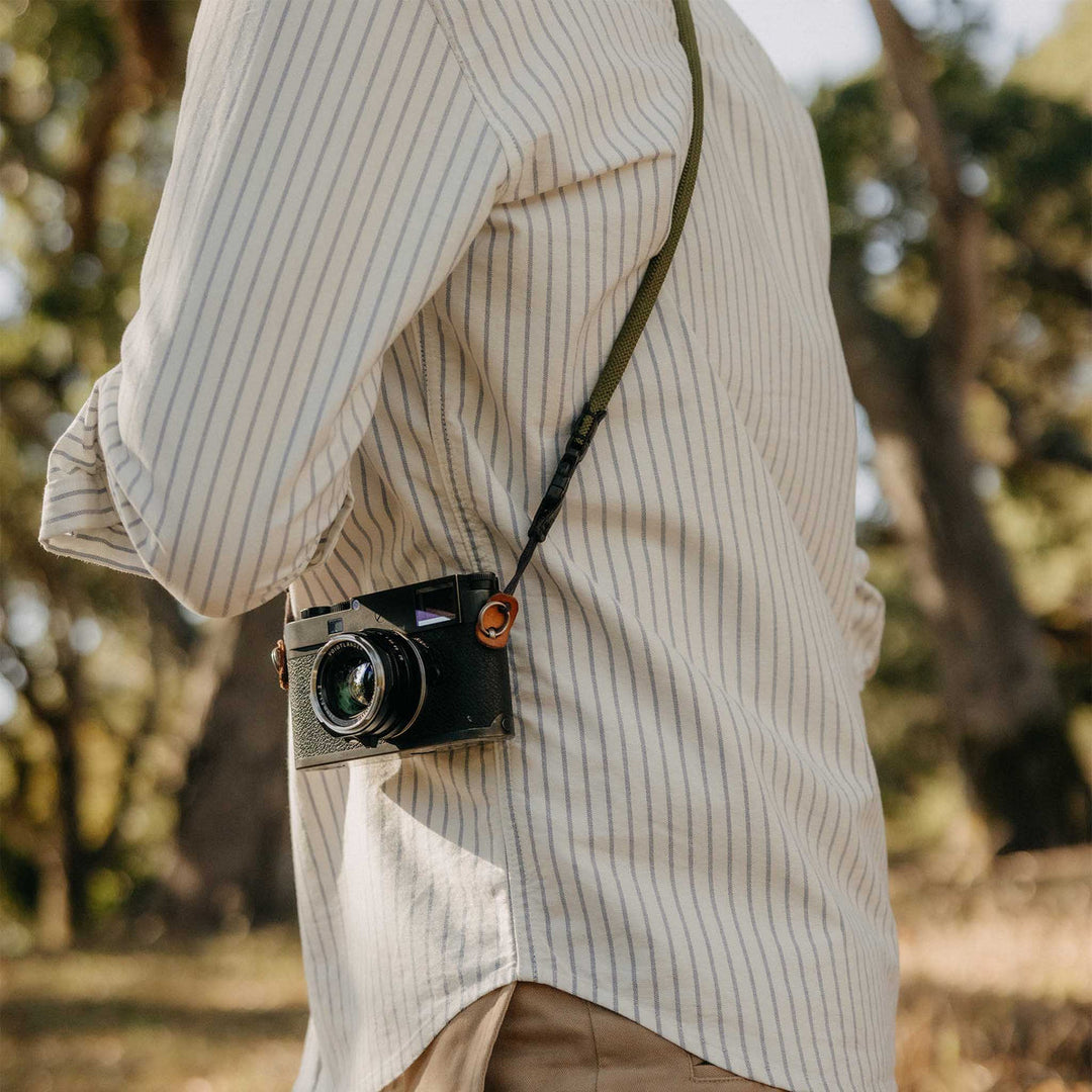The Jack in White Stripe Oxford