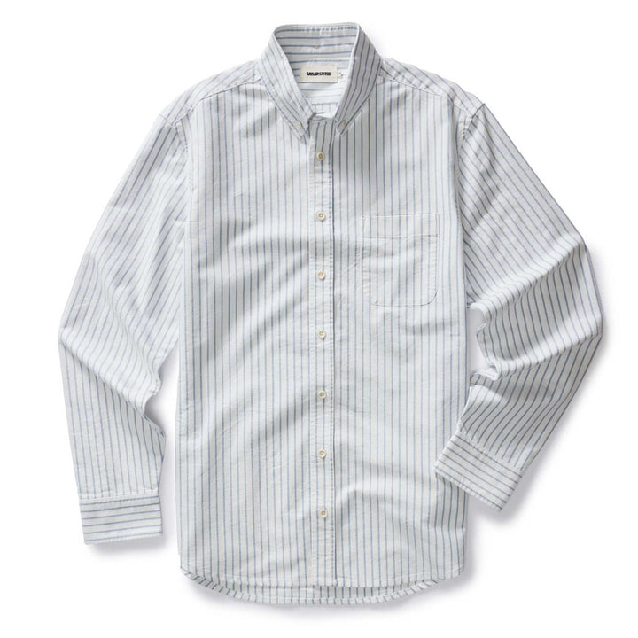 The Jack in White Stripe Oxford