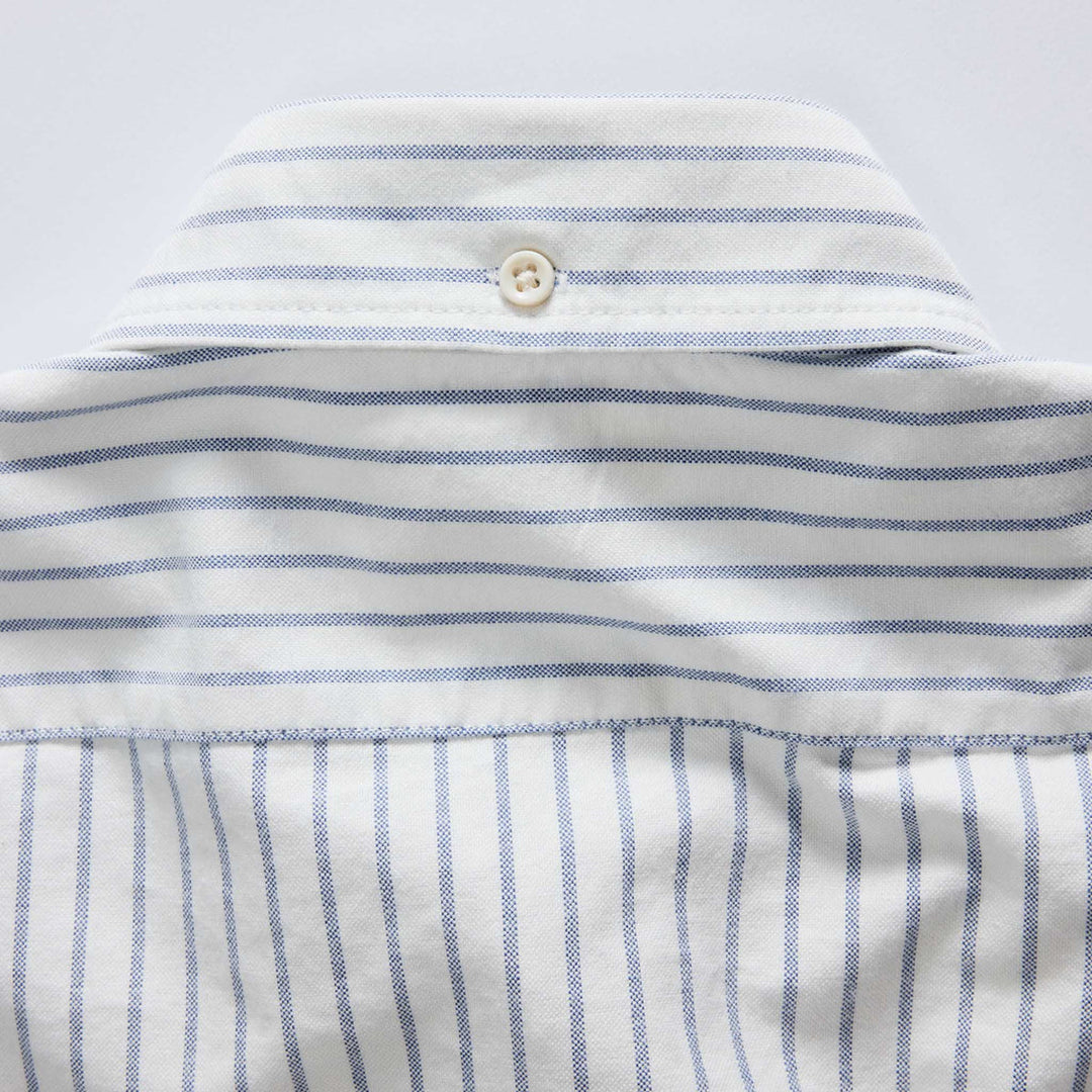 The Jack in White Stripe Oxford