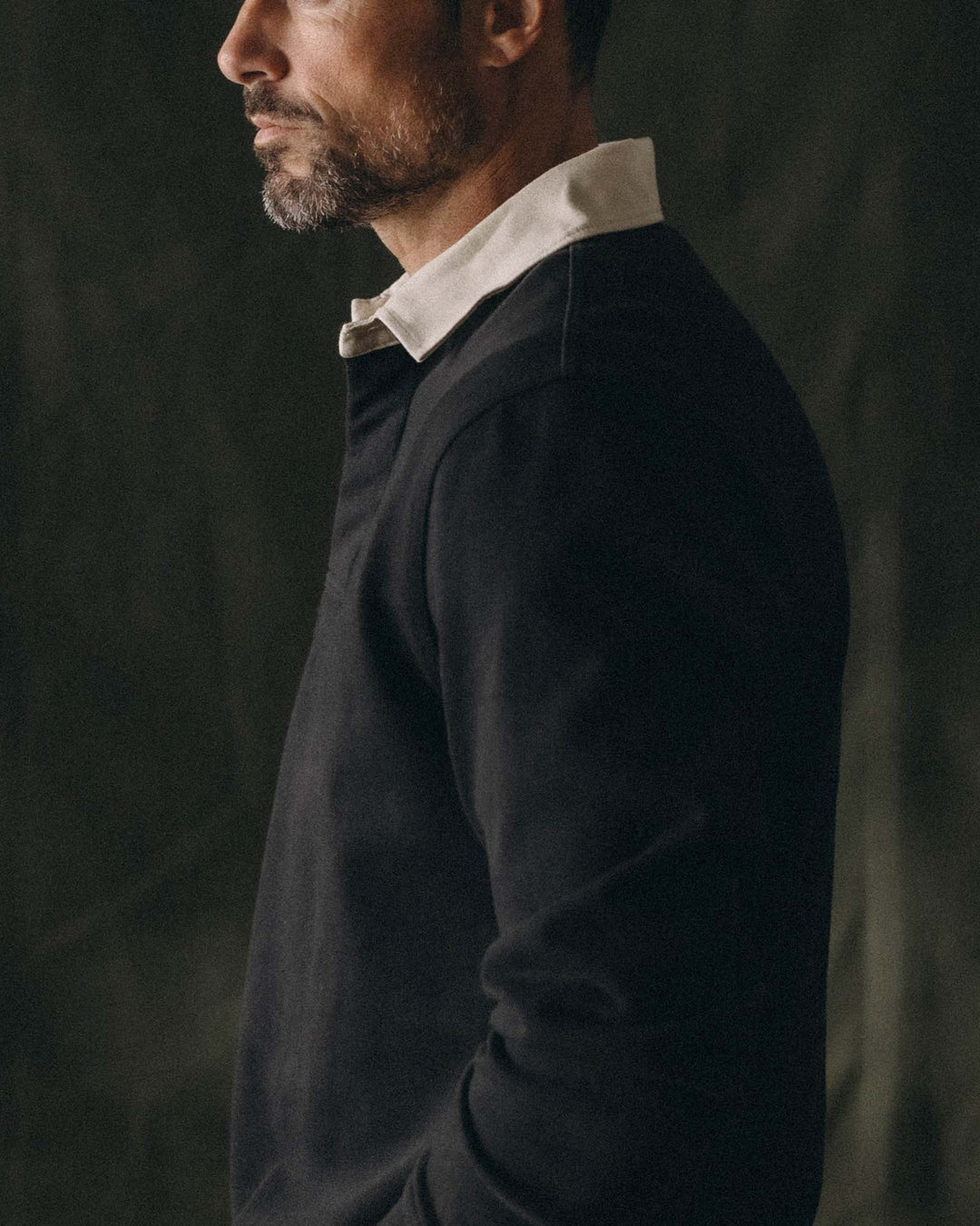 The Rugby Shirt in Coal