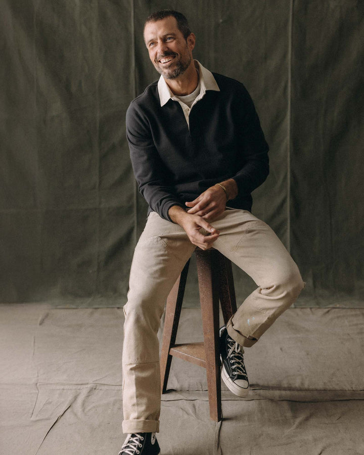 The Rugby Shirt in Coal