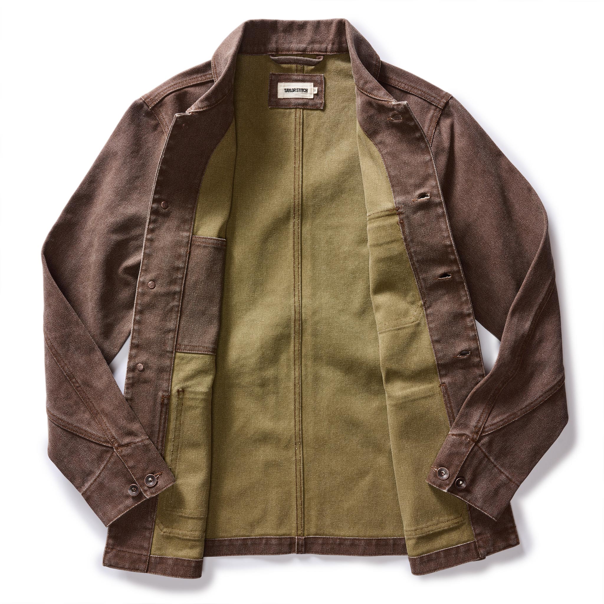 The Fremont Jacket in Aged Penny Chipped Canvas