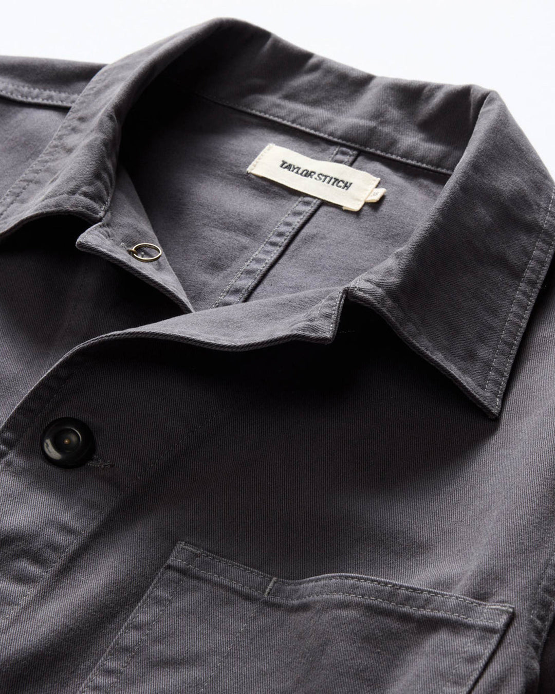 The Ojai Jacket in Organic Charcoal Foundation Twill