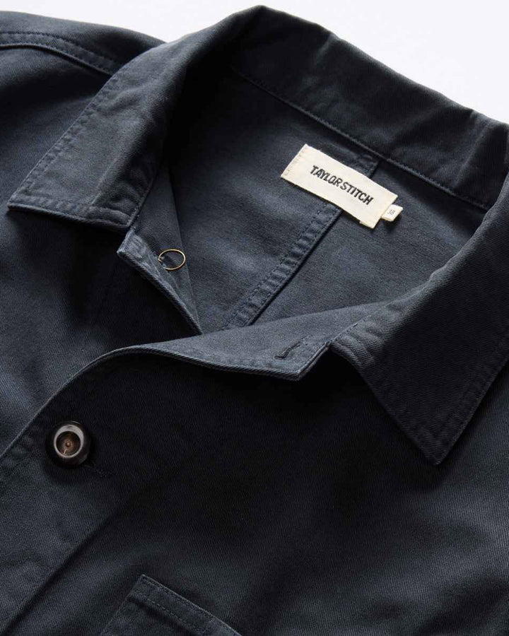 The Ojai Jacket in Organic Navy Foundation Twill