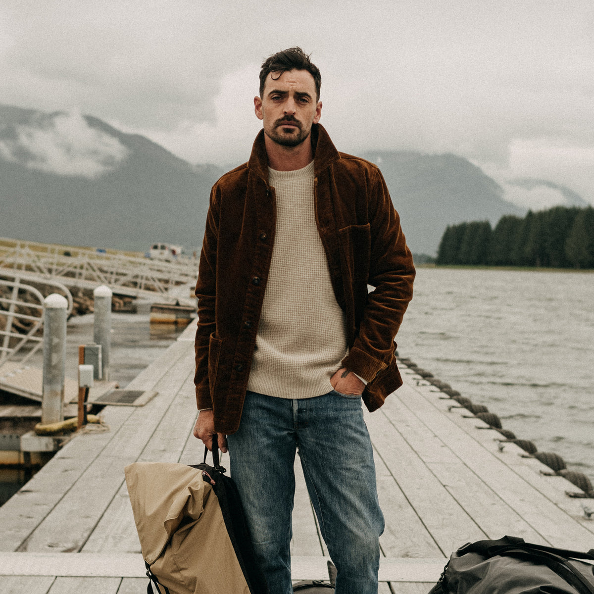 Taylor Stitch Ojai jacket in bourbon corduroy