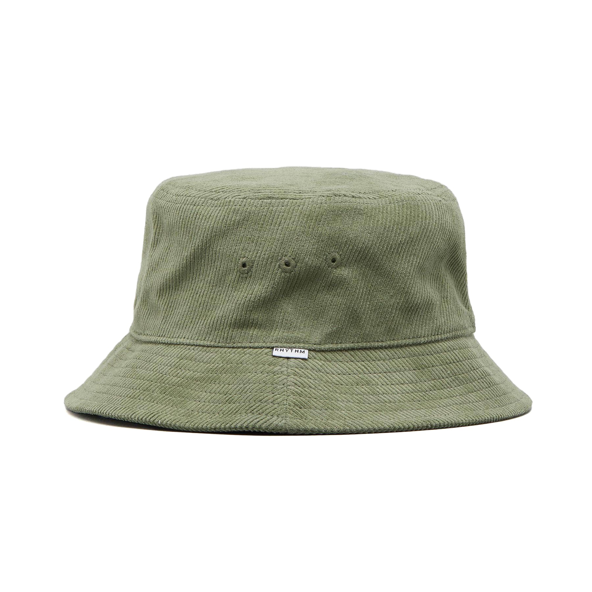 Cord Bucket Hat in Olive