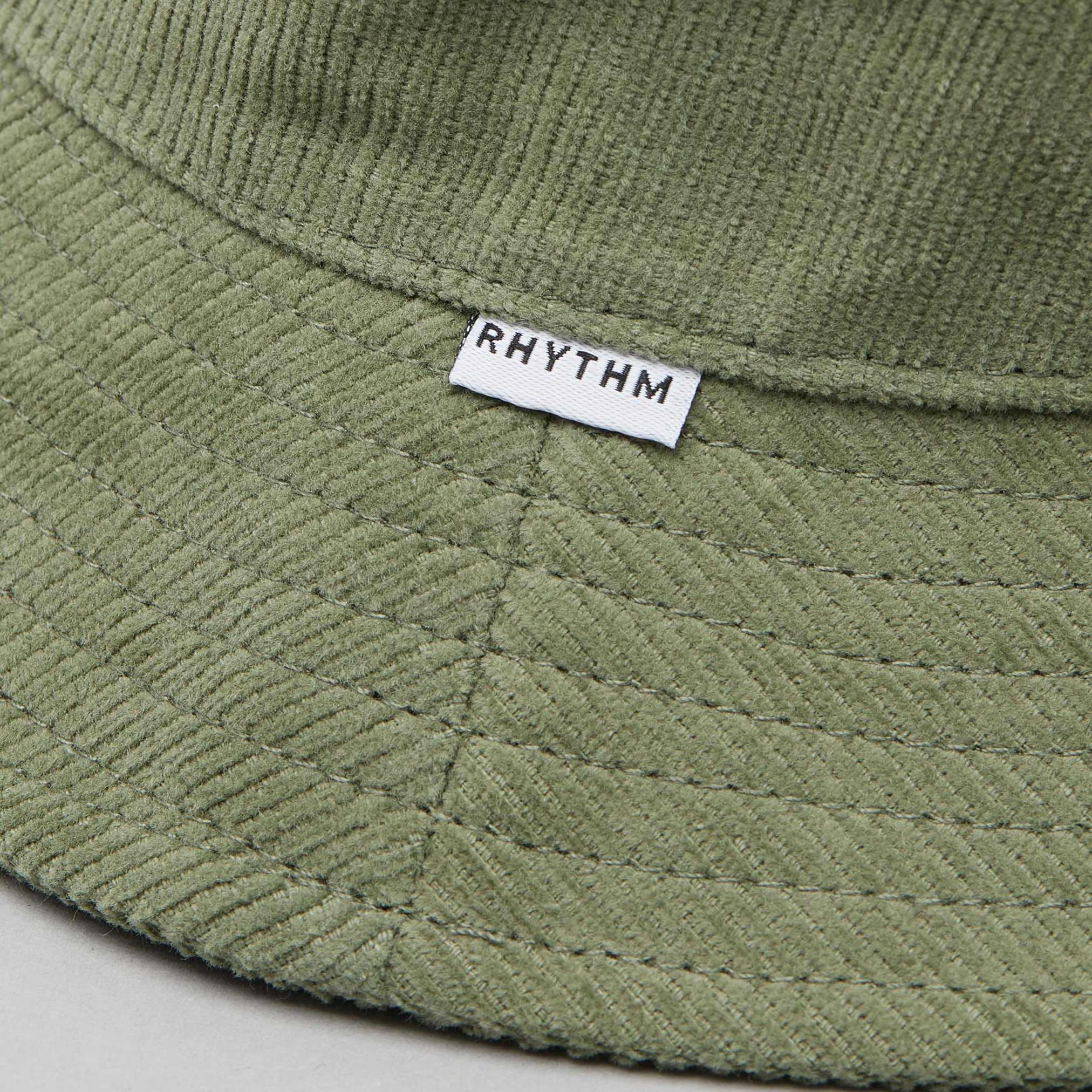 Cord Bucket Hat in Olive