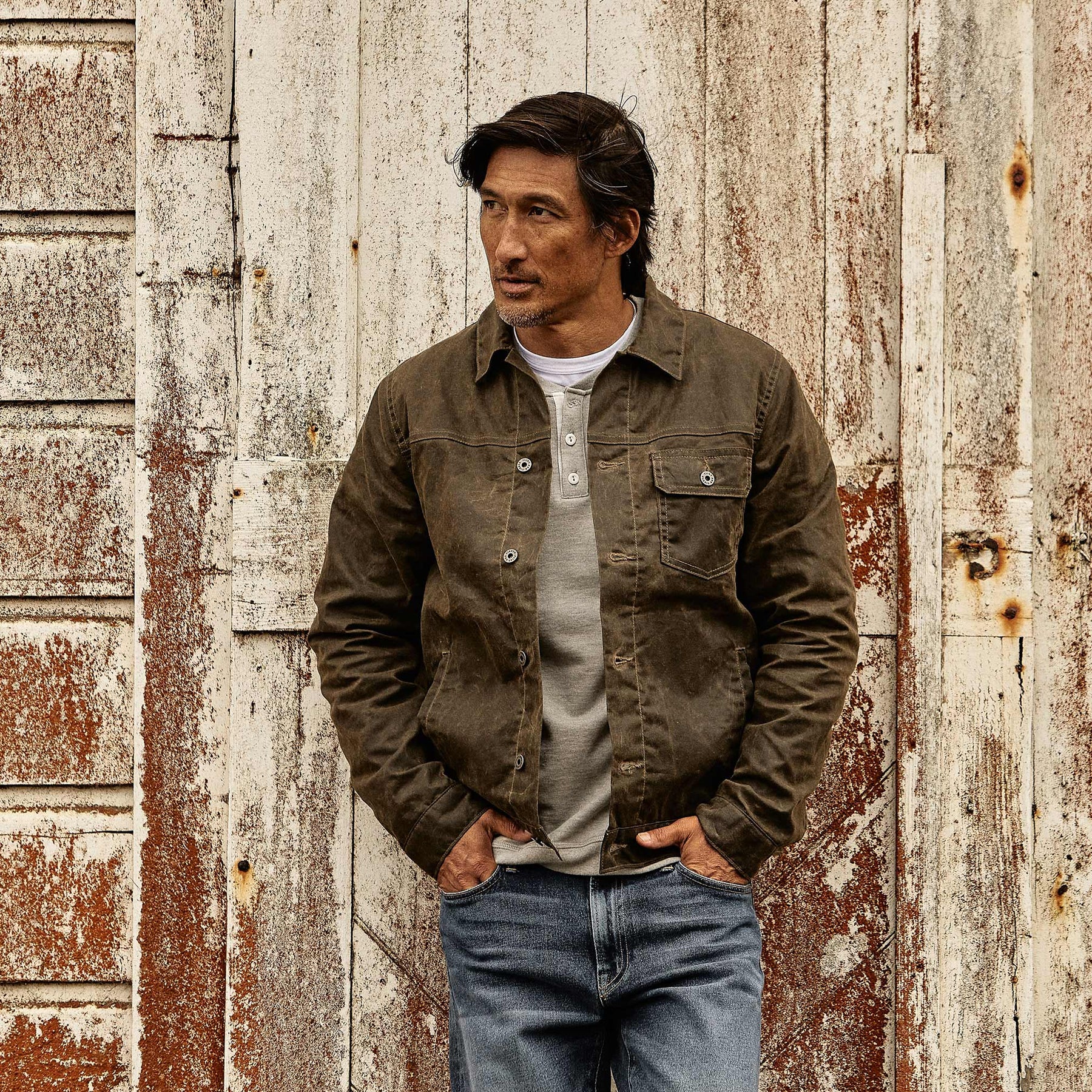 flannel lined trucker jacket