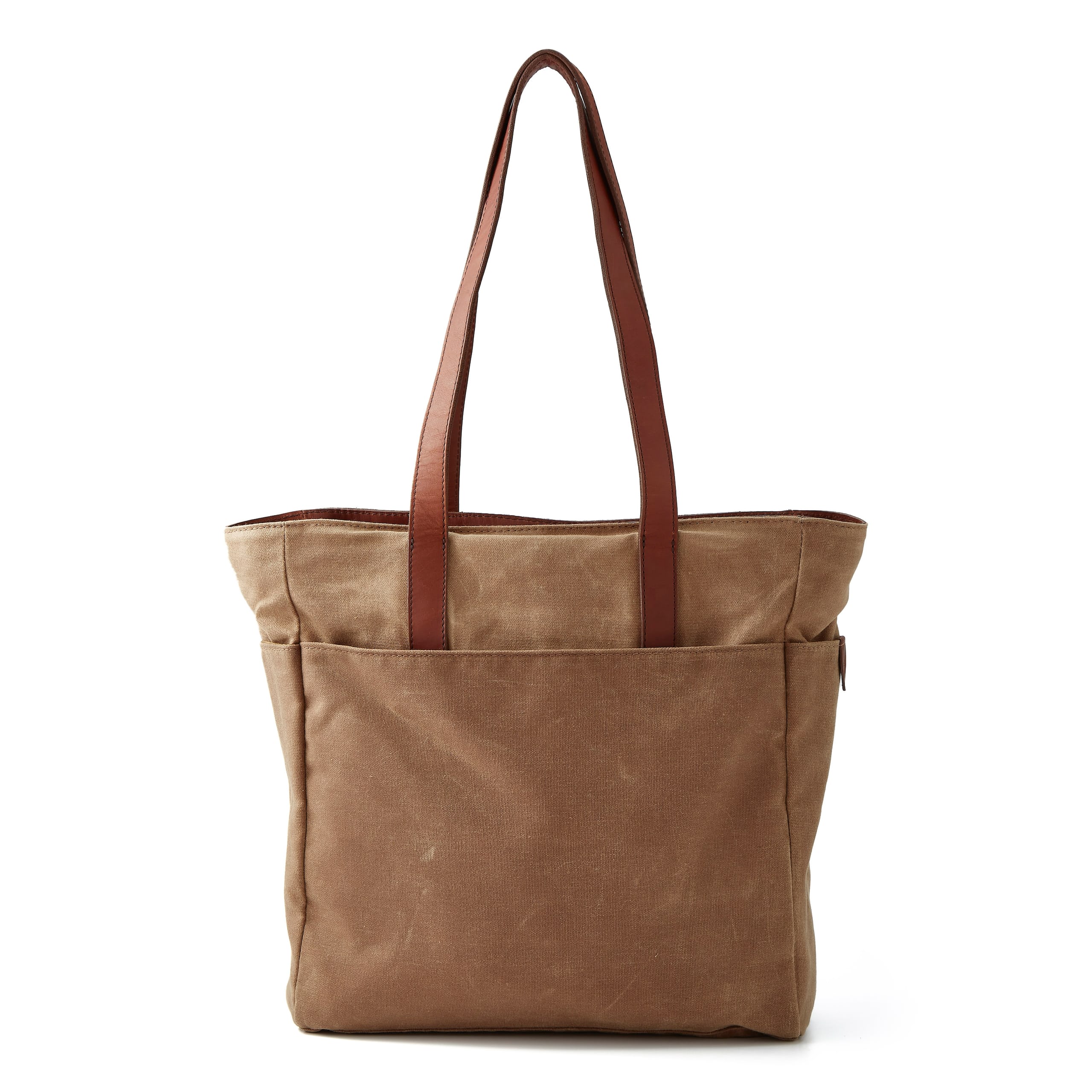 Waxed Canvas Tote in Tan