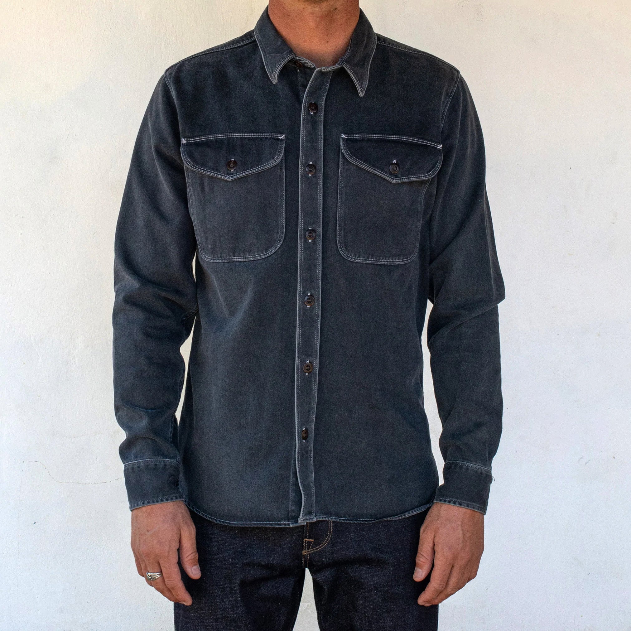 Utility Shirt in Charcoal