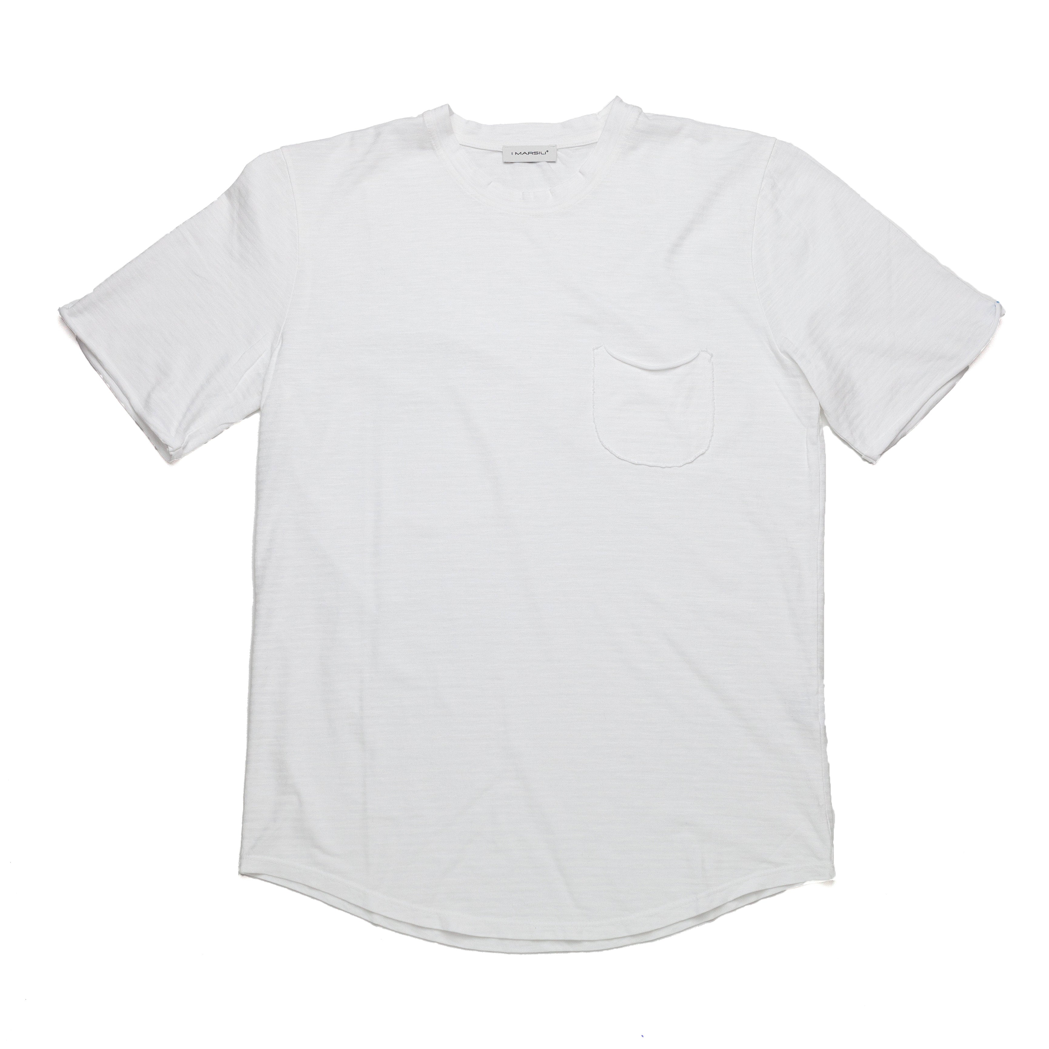 Pocket T-Shirt in White – The Revive Club