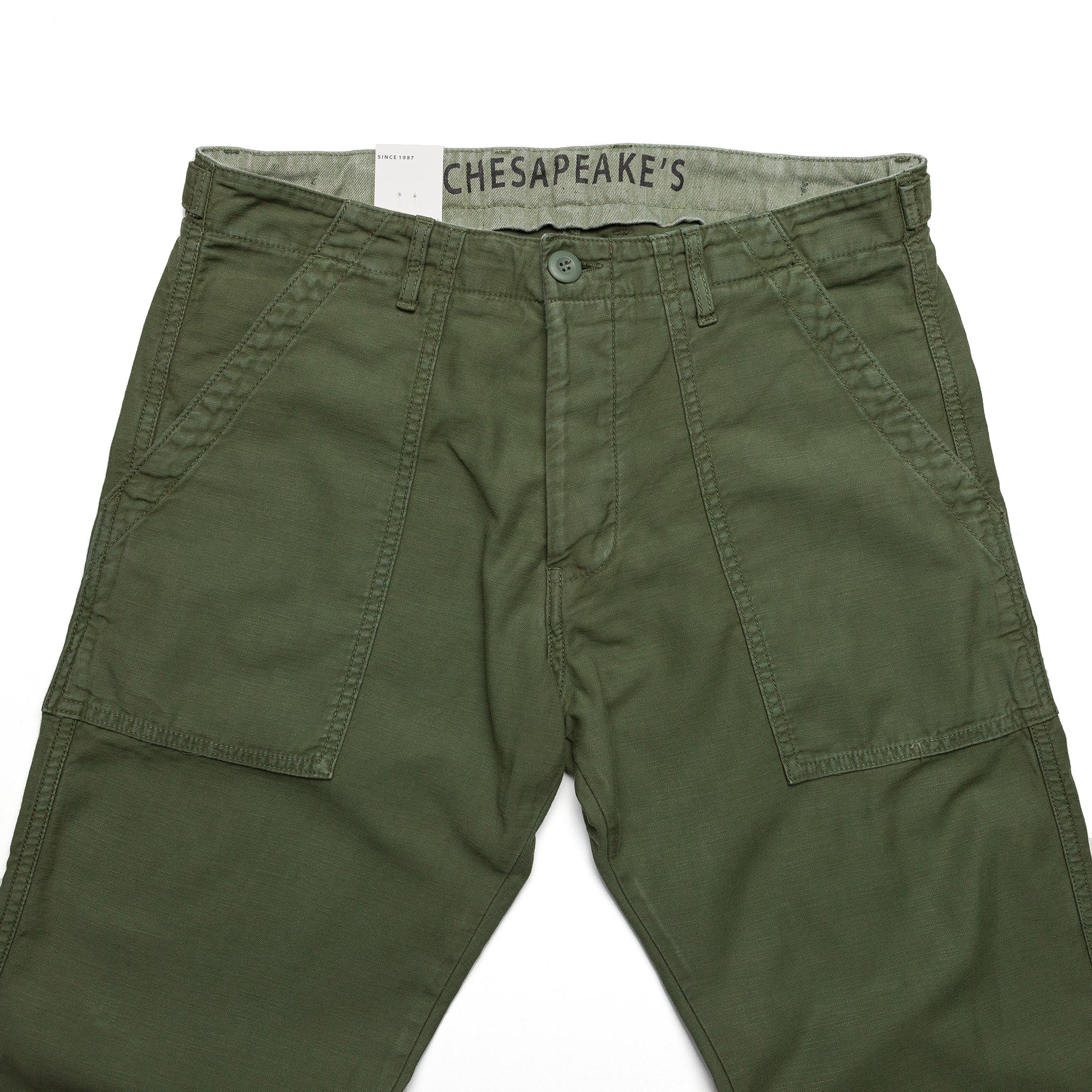 Degrasse Fatigues in Military Green