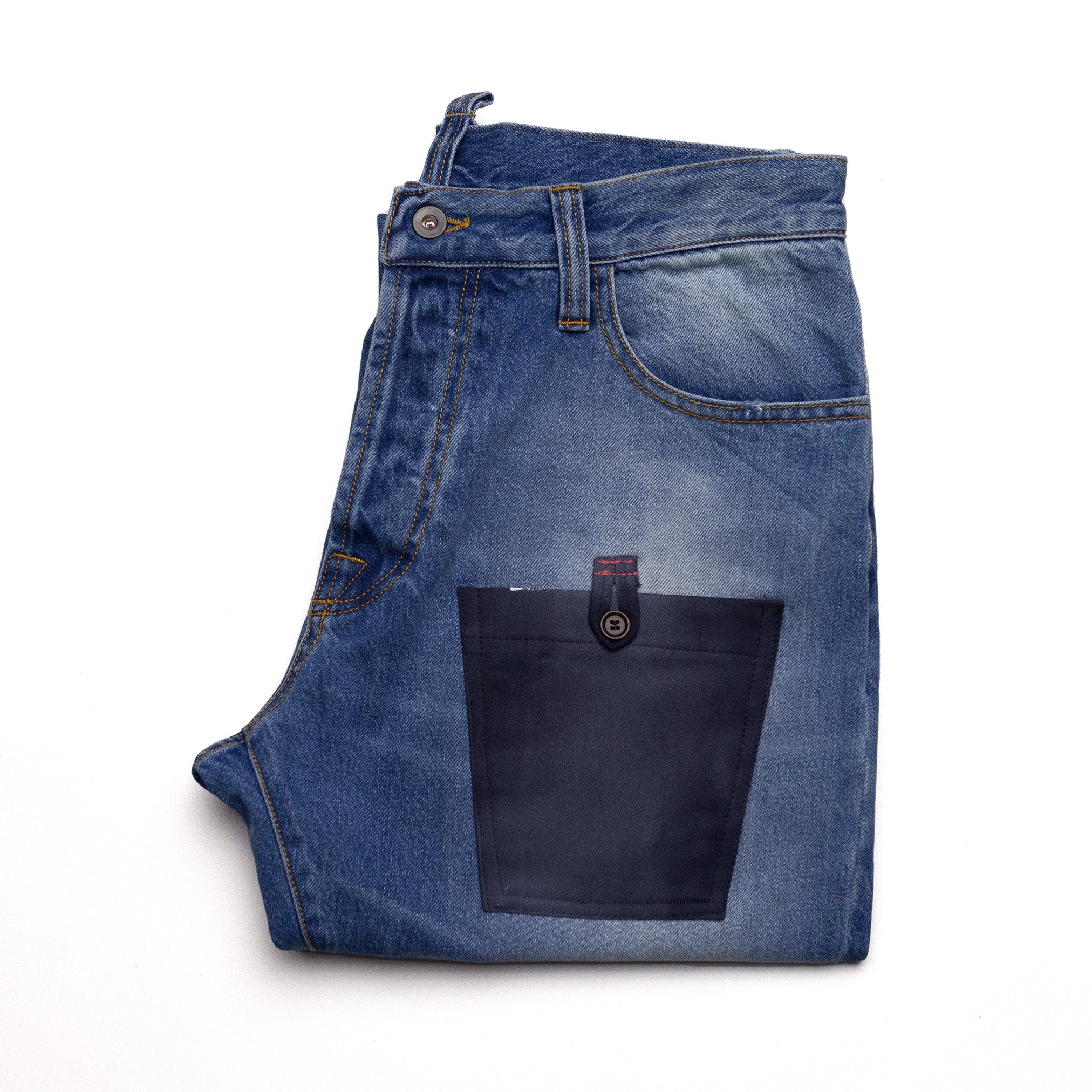 Jeans pants with back pocket Stock Photos and Images | agefotostock