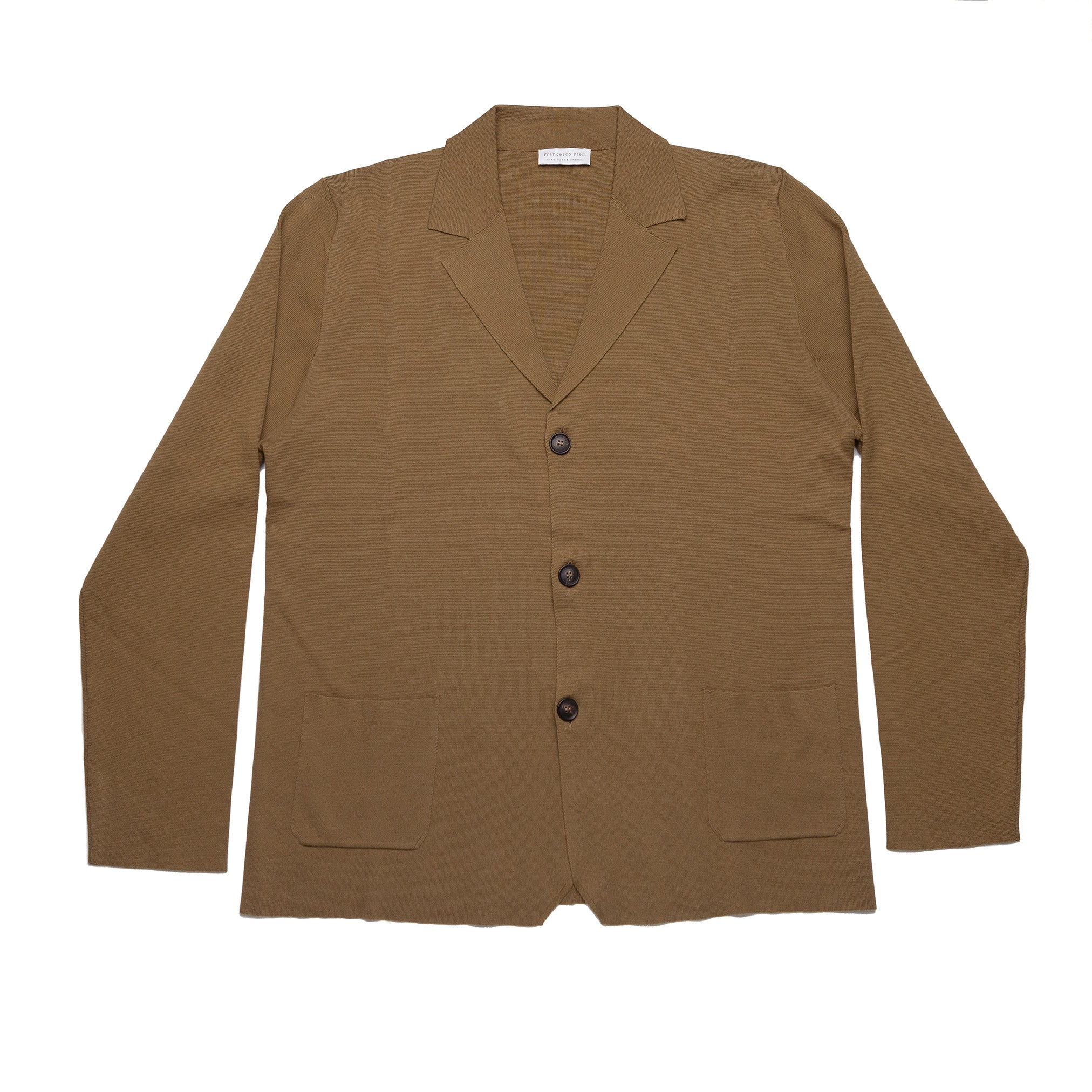 Jacket in Tan Cotton