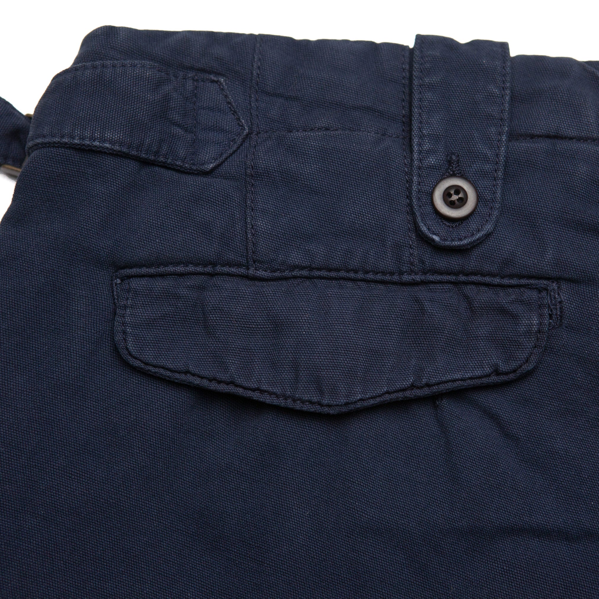 Navarre Cotton & Linen Shorts in Navy
