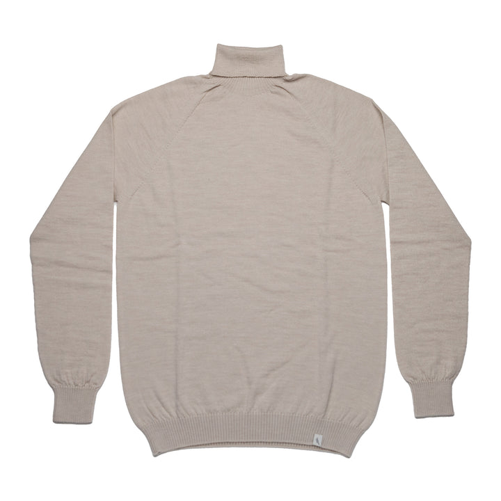 The Beauford Polo Neck in Oatmeal