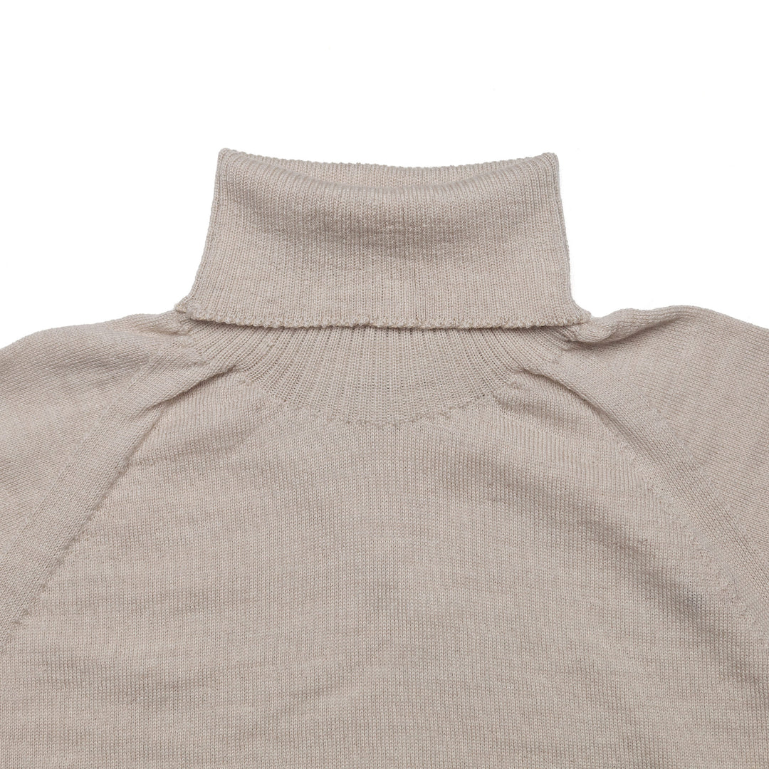The Beauford Polo Neck in Oatmeal