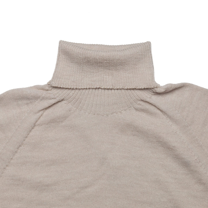 The Beauford Polo Neck in Oatmeal