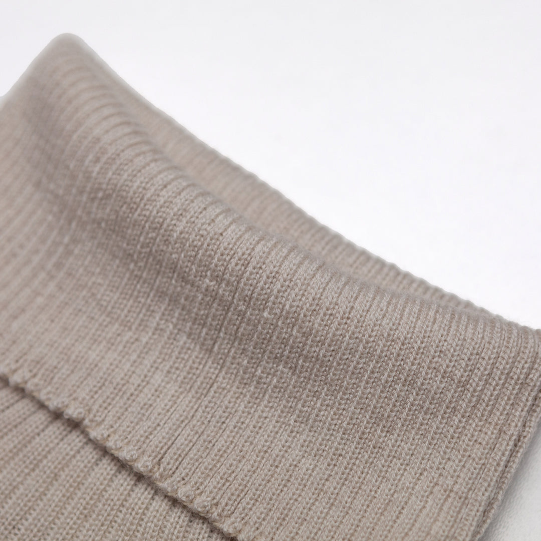 The Beauford Polo Neck in Oatmeal